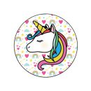 תמונה אכילה עגולה חד קרן ורוד 1