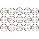 דף לקאפקייקס חד קרן ורוד 1