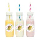 מדבקות עגולות לעיצוב אגדת חד קרן