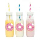 מדבקות עגולות לעיצוב דונאטס