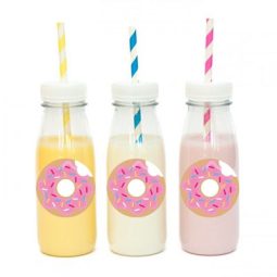 מדבקות עגולות לעיצוב דונאטס