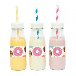 מדבקות מלבניות לעיצוב דונאטס