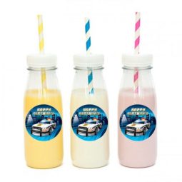 מדבקות עגולות לעיצוב משטרה