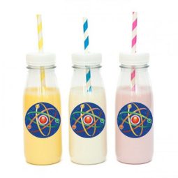 מדבקות עגולות לעיצוב המדען המטורף