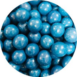 מסטיק עגול כחול מטאלי 400 גרם