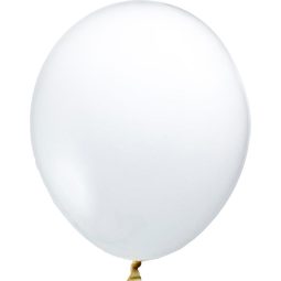 בלוני לטקס מטאלי לבן