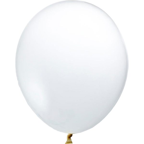 בלוני לטקס מטאלי לבן