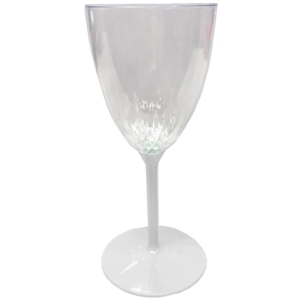 כוסות יין רגל שקופה