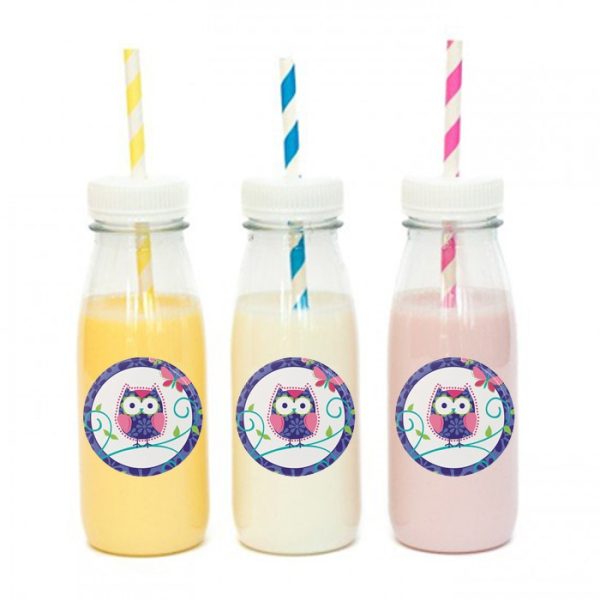 מדבקות עגולות לעיצוב חבר ינשוף