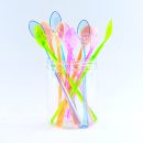 כפיות קוקטייל - צבעוני