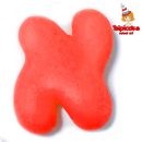 אותיות מבצק סוכר בצבעים- א'