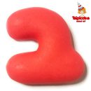 אותיות מבצק סוכר בצבעים- ב'