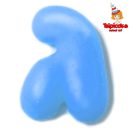 אותיות מבצק סוכר בצבעים- ג'