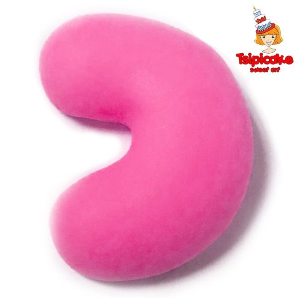 אותיות מבצק סוכר בצבעים- כ'