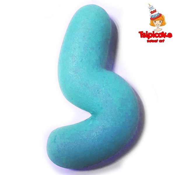 אותיות מבצק סוכר בצבעים- ל'