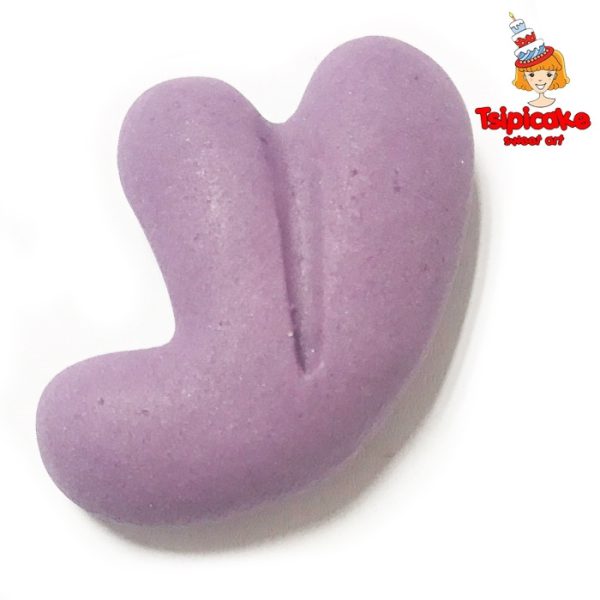 אותיות מבצק סוכר בצבעים- ע'