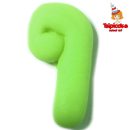 אותיות מבצק סוכר בצבעים- ף'