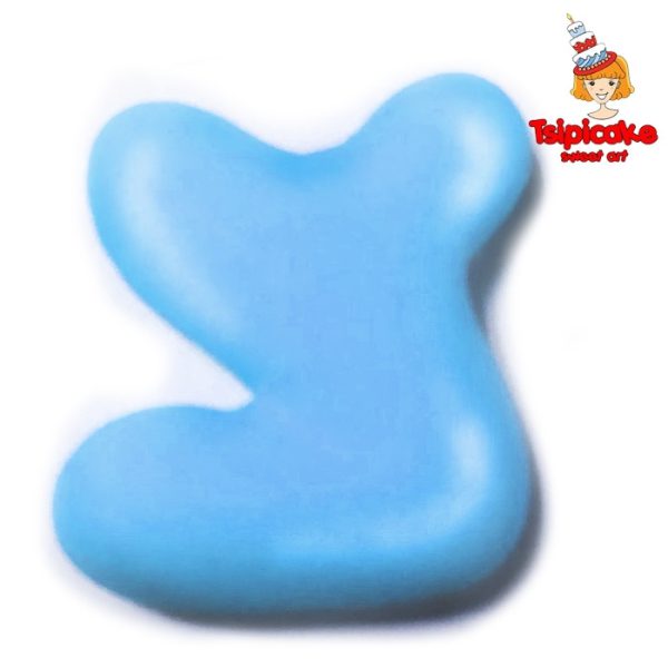 אותיות מבצק סוכר בצבעים- צ'