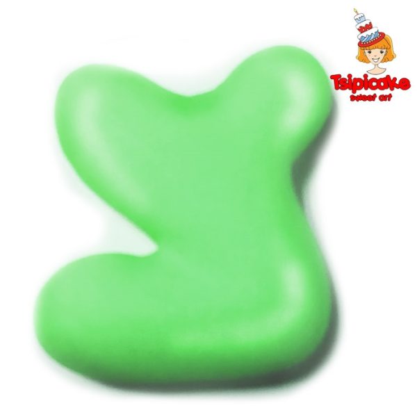 אותיות מבצק סוכר בצבעים- צ'