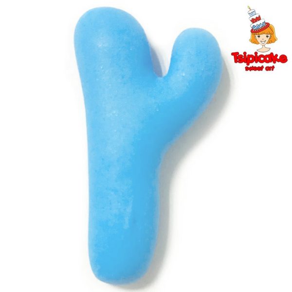 אותיות מבצק סוכר בצבעים- ץ'