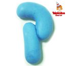 אותיות מבצק סוכר בצבעים- ק'