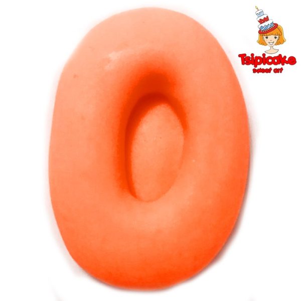 מספרים מבצק סוכר בצבעים- 0