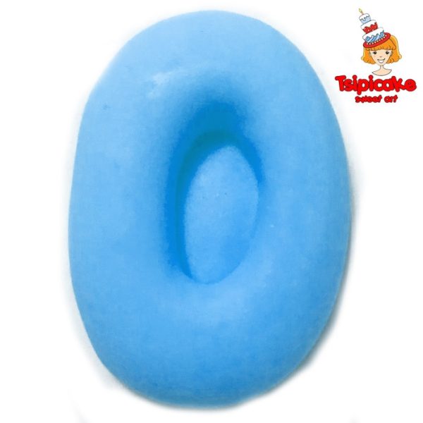 מספרים מבצק סוכר בצבעים- 0