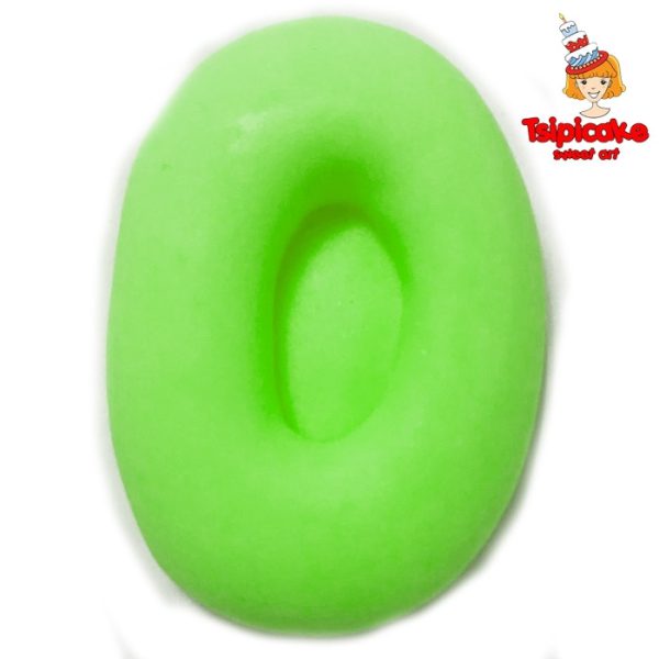 מספרים מבצק סוכר בצבעים- 0