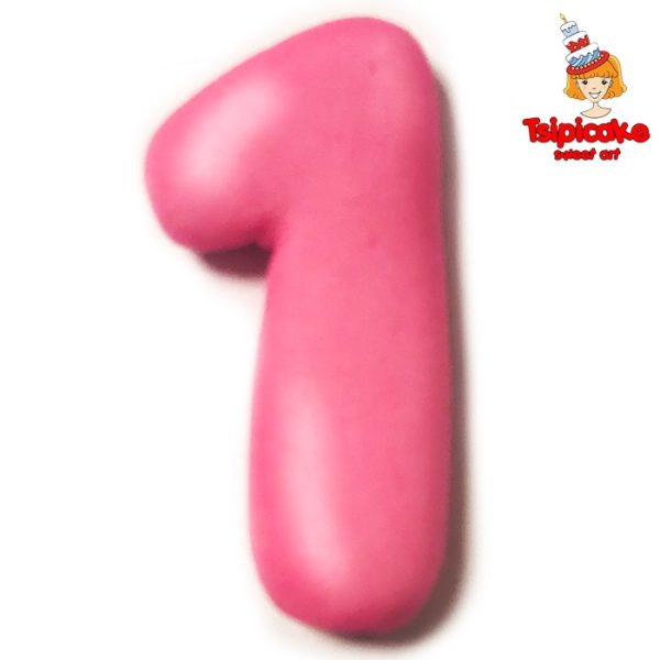 מספרים מבצק סוכר בצבעים- 1