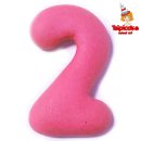 מספרים מבצק סוכר בצבעים- 2