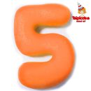 מספרים מבצק סוכר בצבעים- 5