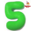 מספרים מבצק סוכר בצבעים- 5