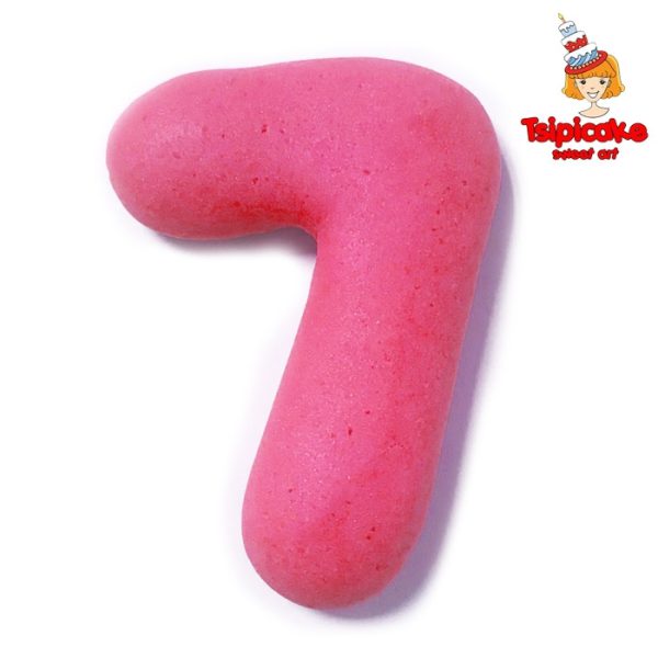 מספרים מבצק סוכר בצבעים- 7