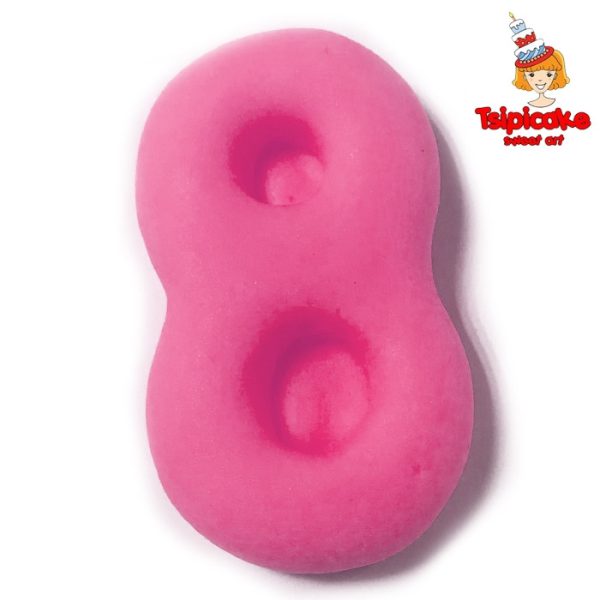 מספרים מבצק סוכר בצבעים- 8