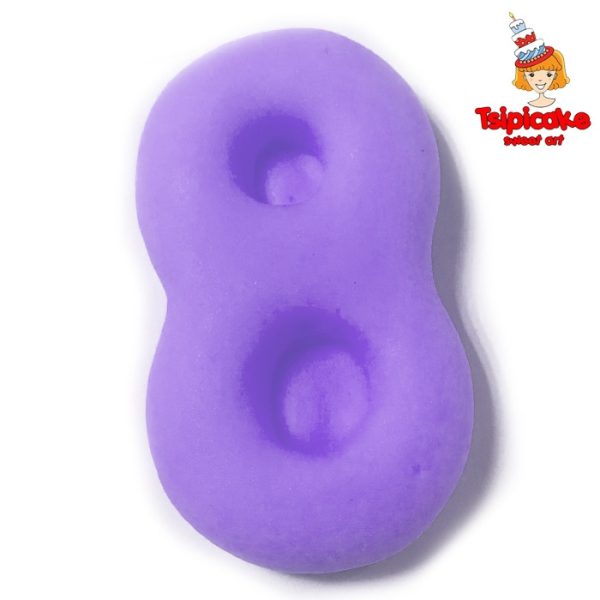 מספרים מבצק סוכר בצבעים- 8