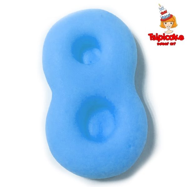 מספרים מבצק סוכר בצבעים- 8