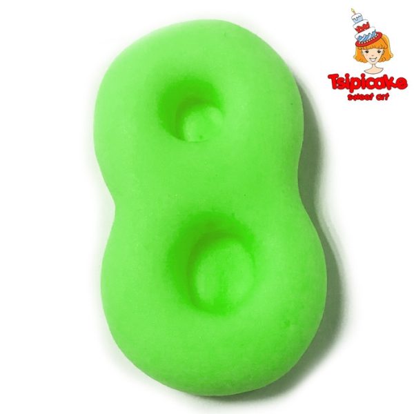 מספרים מבצק סוכר בצבעים- 8