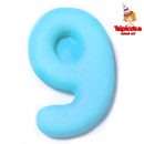 מספרים מבצק סוכר בצבעים- 9