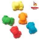 מיני מכוניות צבעוניות מבצק סוכר