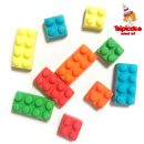 לגו צבעוני מבצק סוכר