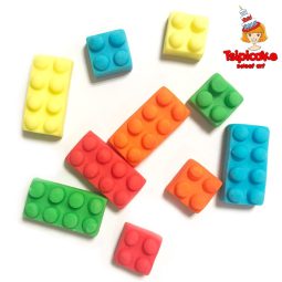 לגו צבעוני מבצק סוכר