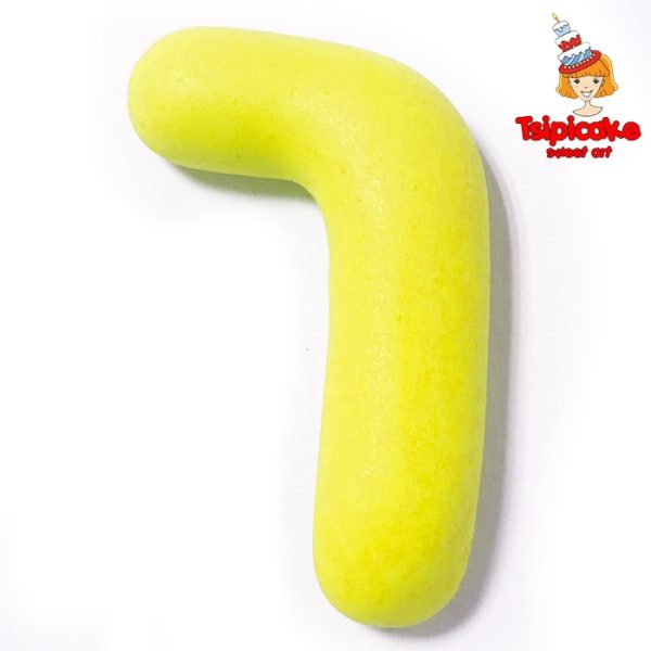 אותיות מבצק סוכר בצבעים- ך'