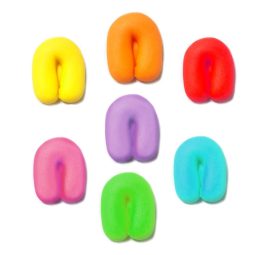 אותיות מבצק סוכר בצבעים- ח'