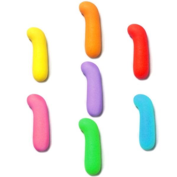 אותיות מבצק סוכר בצבעים- ן'