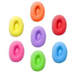 מספרים מבצק סוכר בצבעים- 0