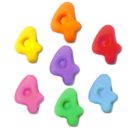 מספרים מבצק סוכר בצבעים- 4