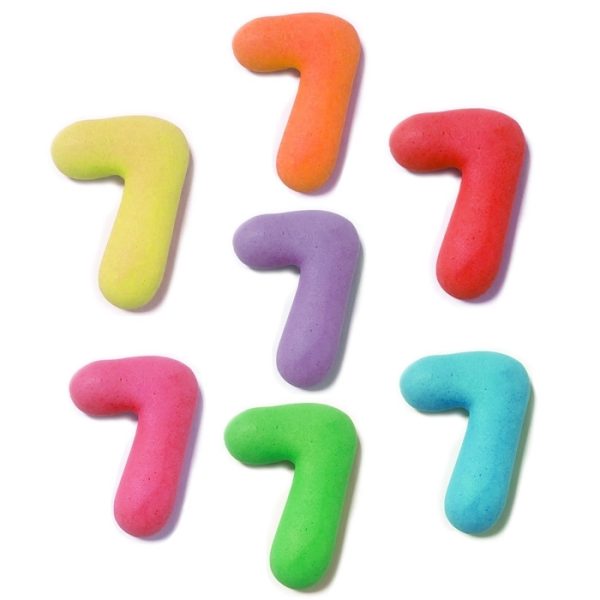 מספרים מבצק סוכר בצבעים- 7