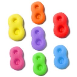 מספרים מבצק סוכר בצבעים- 8