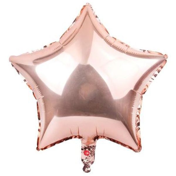 בלון הליום כוכב רוז גולד