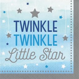 מפיות גדולות כוכב קטן כחול - Twinkle